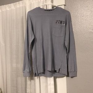 Long sleeve pink top